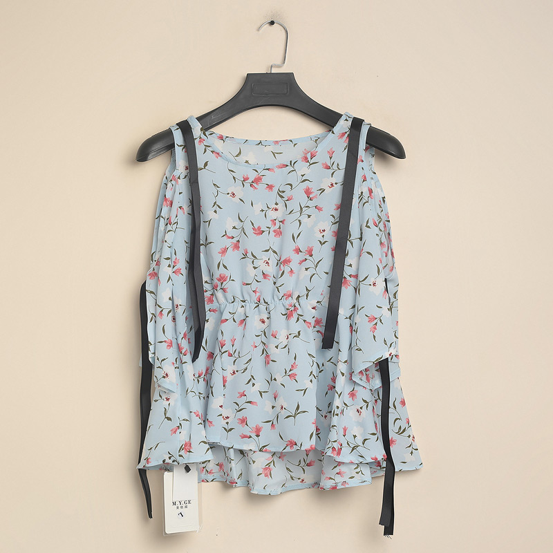 2018NN新款露肩淑女上衣 6611