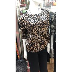 2018豹纹打底衫