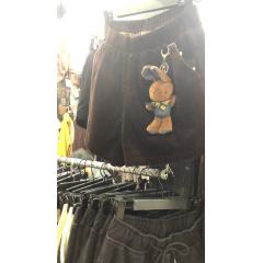 2018灯芯绒兔子短裤