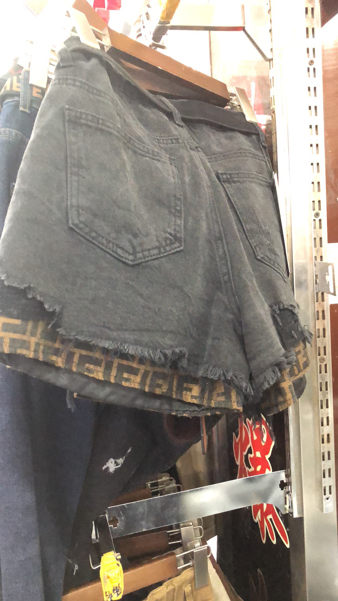 2018水洗秋季短裤牛仔裤