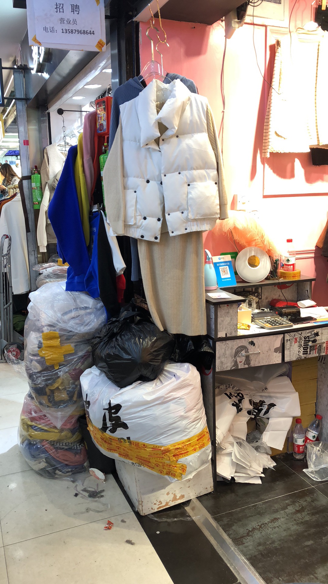 面包服马甲立领棉马甲