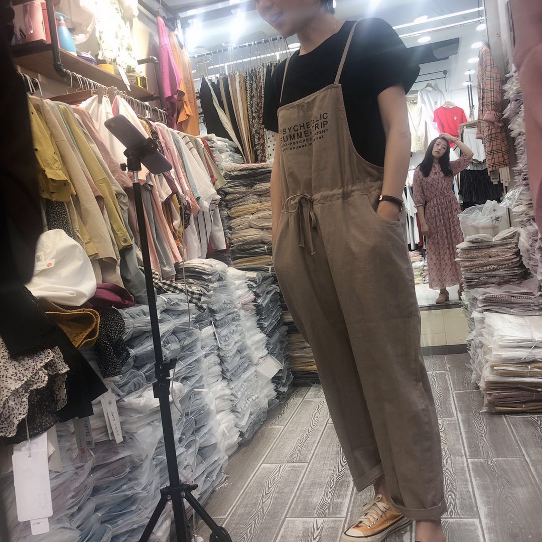 2019新款精品欧货休闲背带裤 2F1287-ZYC858