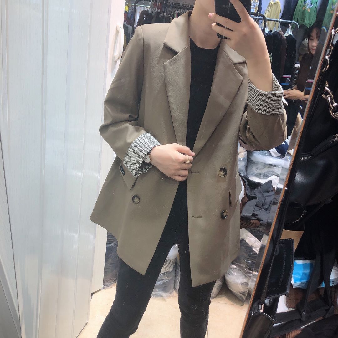 西装外套纯白初秋