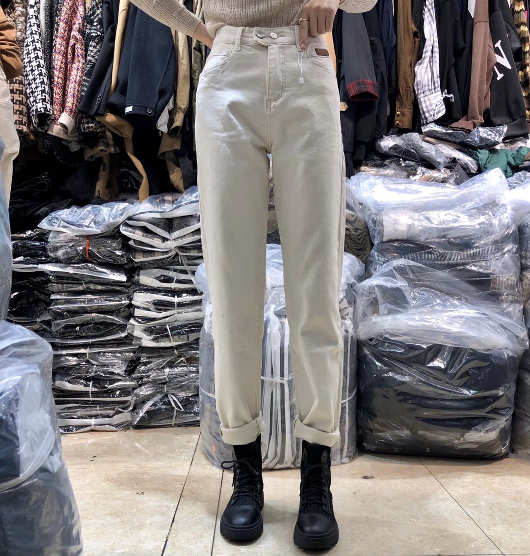 休闲裤松紧腰小脚