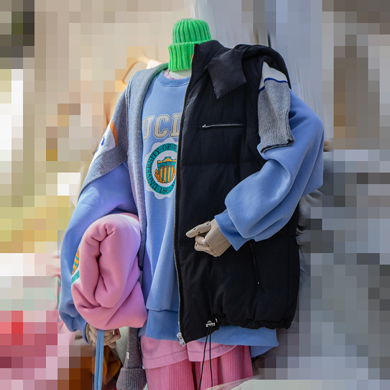 秋季新款百搭圆领宽松韩版春薄款上衣潮ins超火外套