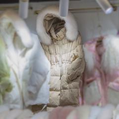 羽绒服女中长款冬季新款小个子加厚保暖时尚收腰大毛领外套潮