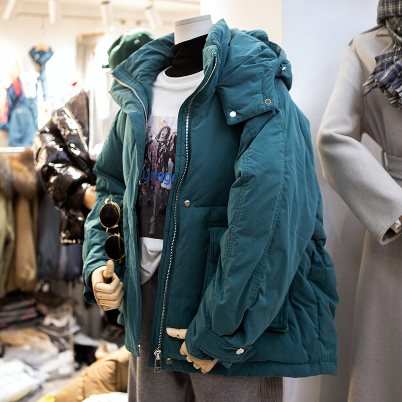 新款冬装宽松ins面包服小蛮腰羽绒棉