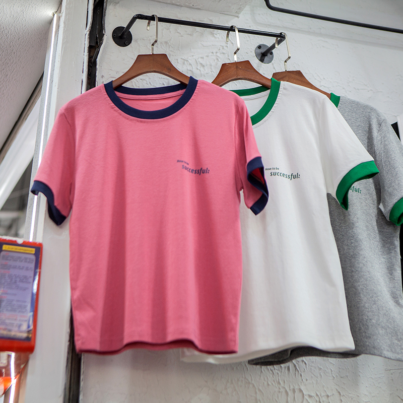 甜辣风小个子短款t恤女夏季