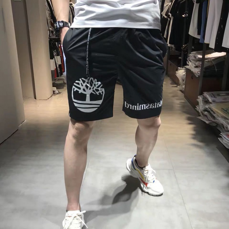 欧洲站夏季新款男士休闲短裤高品质速干裤修身显瘦潮流印花五分裤