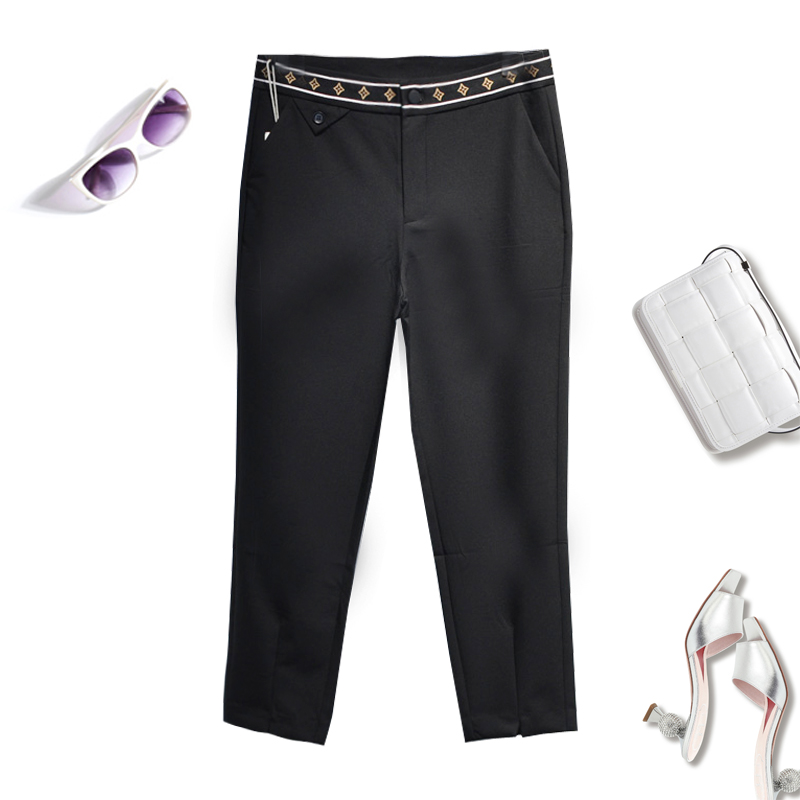 夏天新款九分裤休闲裤西裤直筒裤