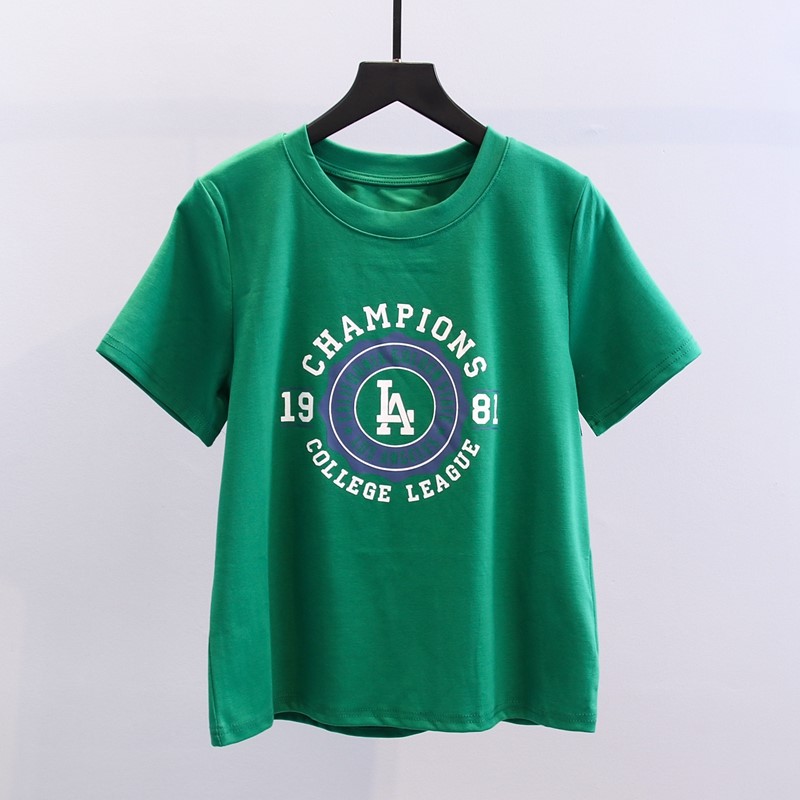 字母印花设计感露背短袖t恤女夏季新款百搭洋气显瘦打底上衣