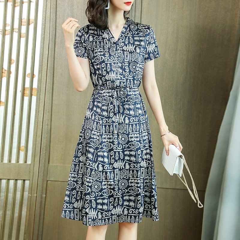 韩版时尚气质修身连衣裙女