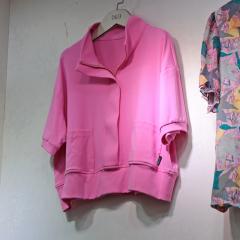 夏新款半袖立领中年妈妈短款小个子纯棉上衣