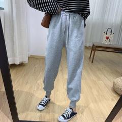 时髦轻奢宽松束脚休闲裤显瘦百搭卫裤