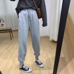 时髦轻奢宽松束脚休闲裤显瘦百搭卫裤