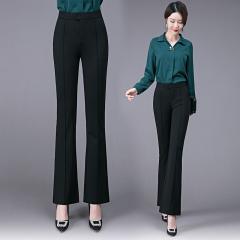 修身显瘦弹力微喇女裤子休闲