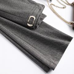 春季新款韩版修身显瘦气质休闲喇叭裤女