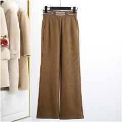 高腰宽松阔腿显瘦长款休闲裤
