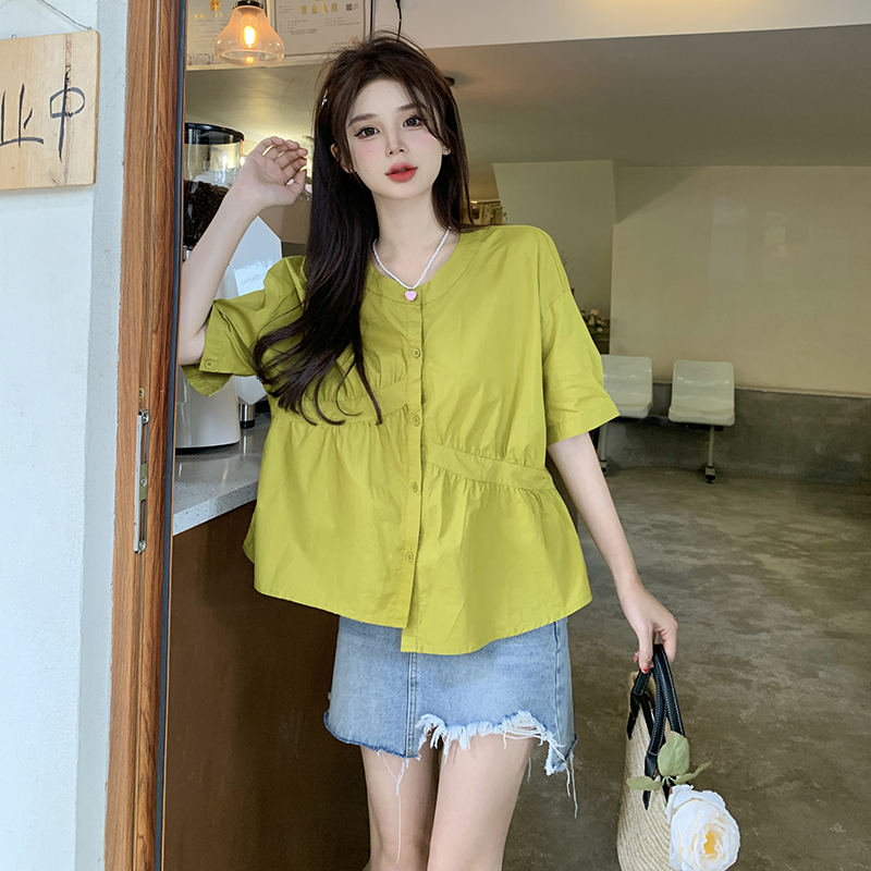 女装夏季新款不规则开衫上衣