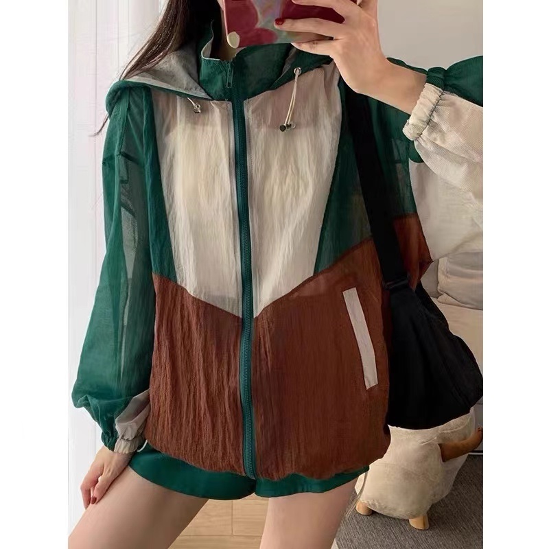 夏季新款防晒衣套装女轻熟风港味休闲卫衣运动短裤两件套潮