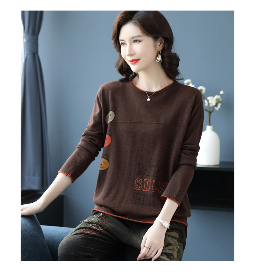 新款女装短款毛衣内搭打底衫洋气上衣